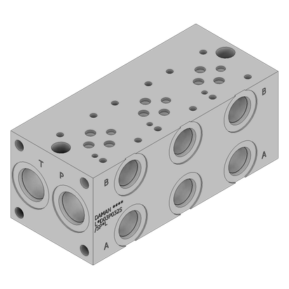 Aluminum FlexMount Manifold - LAD03P032S/SPAL
