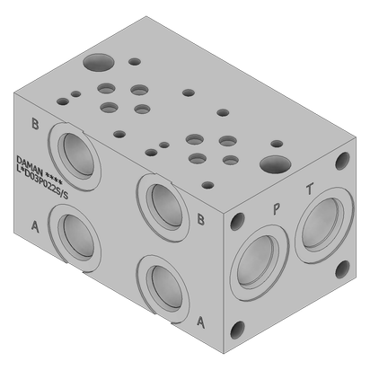 Ductile FlexMount Manifold - LDD03P022S/S