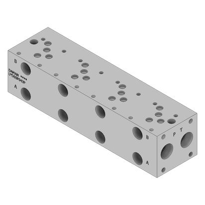 Aluminum FlexMount Manifold - LAD05P043P