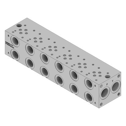 Aluminum FlexMount Manifold - LAD03P062S/S