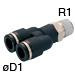 4MM X M5×0.8 Standard Tube Fitting - PX4-M5