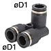 10MM Standard Tube Fitting - PAU10