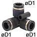 10MM Standard Tube Fitting - PVU10