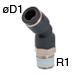 8MM X R3/8 Standard Tube Fitting - PLH8-03