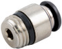 Straight Male Internal Hex 6mm Tube x 1/8" - 50010N-6-1/8