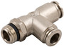 Swivel Run Tee Metal Release Collet 10mm Tube x 3/8" Swift-Fit - 57222-10-3/8