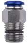 Straight Male 1/8" Tube x 1/8" NPTF - 88000-02-02