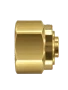 DBA brass compression fitting — representative colored series image; dimensions vary by model.