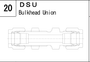 DSU manufacturer series illustration; representative only. Size, dimensions and finish vary by model.