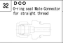 DCO manufacturer series illustration; representative only. Size, dimensions and finish vary by model.