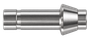DPC stainless steel compression fitting — representative colored series image; dimensions vary by model.
