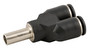 Composite Plug-In Y 8mm Stud x (2) 6mm Tube - 55315-8-6