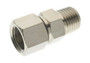 3/8 Fm x 3/8 Ml BSPT Swivel Adapter - 2110-3/8-3/8
