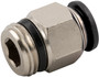 Straight Male 6mm Tube x 1/4" Swift-Fit - 50000N-6-1/4
