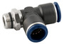 Composite Swivel Run Tee 1/2" Tube x 3/8" Swift-Fit - 85222-08-06
