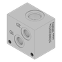 Aluminum Common Cavity Body - AC102CB8S/G