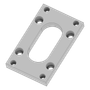 D03 Vertical Steel Mounting Flange - 185-D03MKV