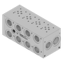 Aluminum Valve Manifold - AD03HP042S/PB