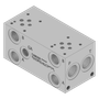 Aluminum Valve Manifold - AD03P024S/CPATAL