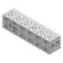 Aluminum Valve Manifold - AD03P062S/PB
