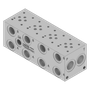 Aluminum Valve Manifold - AD03S042S/C
