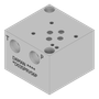 Aluminum Valve Subplate - AD03SPRVS6P