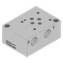 Aluminum Valve Subplate - AD03SPSB6P