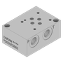 Aluminum Valve Subplate - AD03SPSB6S