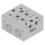 Aluminum Valve Subplate - AD07SPSO16S