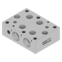 Aluminum Valve Subplate - AD08SPSO16P