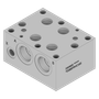 Aluminum Valve Subplate - AD08SPRVC16S
