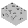 Aluminum Valve Subplate - AD08SPRVS16P
