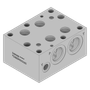Aluminum Valve Subplate - AD08SPRVS16S
