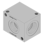 Aluminum Header Block - AH1800120B