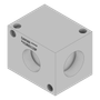 Aluminum Header Block - AH1800120P
