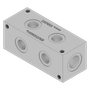 Aluminum Header Block - AH0900206B