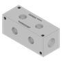 Aluminum Header Block - AH0900206P
