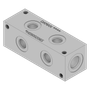 Aluminum Header Block - AH0900206S