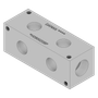 Aluminum Header Block - AH0900208P