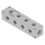 Aluminum Header Block - AH0900406B