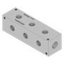 Aluminum Header Block - AH0900306P
