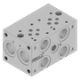 Aluminum FlexMount Manifold - LAD03P022S/G