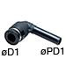 8MM Standard Tube Fitting - PLJ8