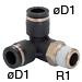1/4" X 10-32UNF Standard Tube Fitting - PVX1/4-U10U