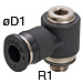 5/32" X 10-32UNF Tube Fitting, Mini Type - POL5/32-U10MU