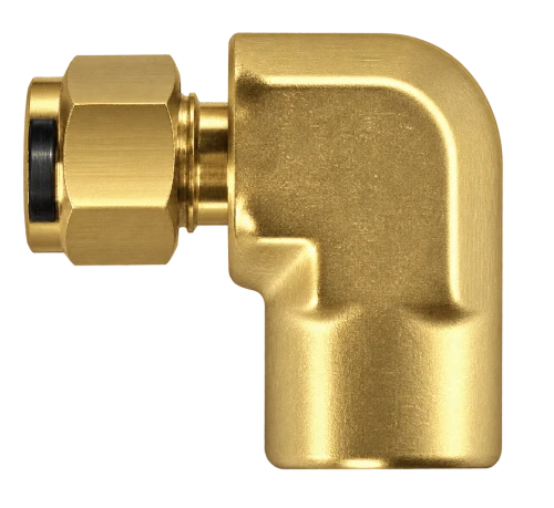 DLF brass compression fitting