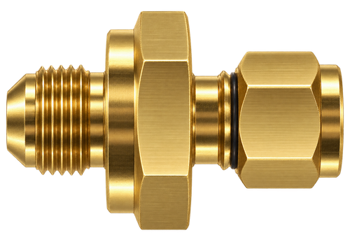 DAN brass compression fitting