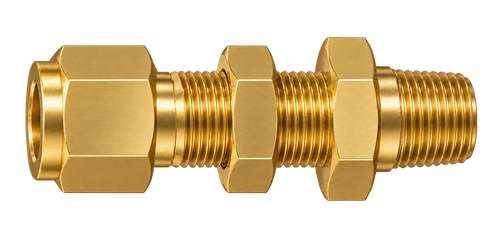 DSC brass compression fitting