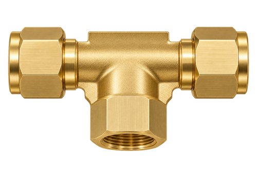 DTH brass compression fitting