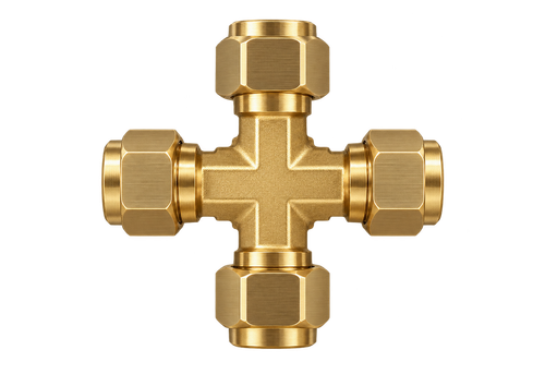 DXA brass compression fitting